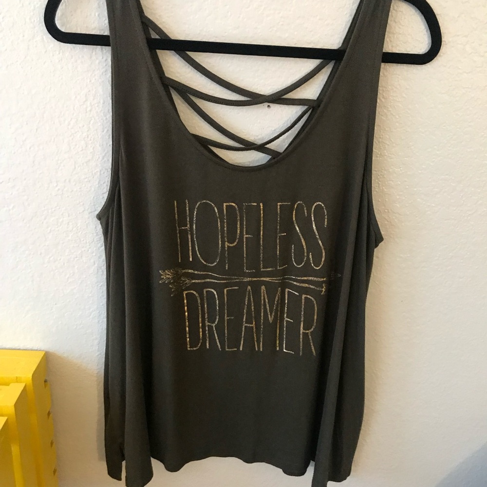Torrid Tank Top- Hopeless Dreamer